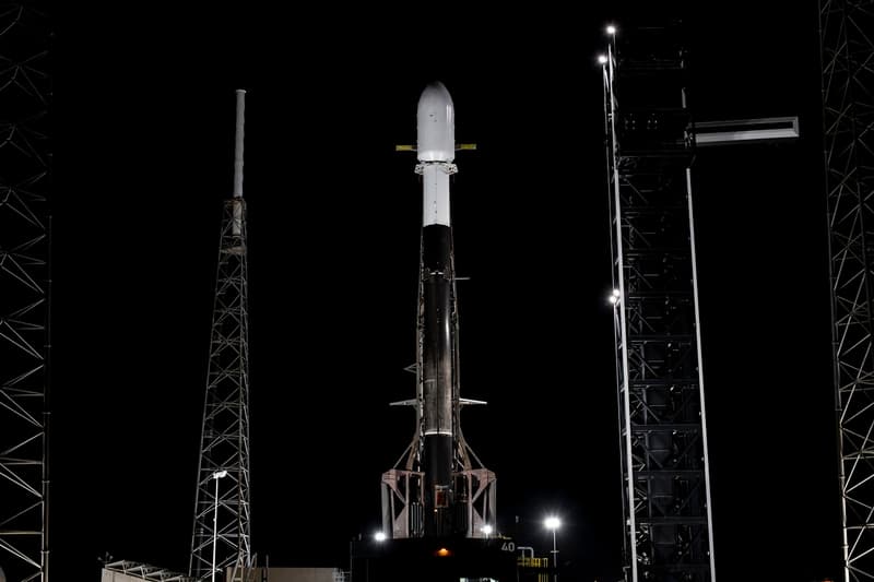 Falcon 9 Block 5 on the pad