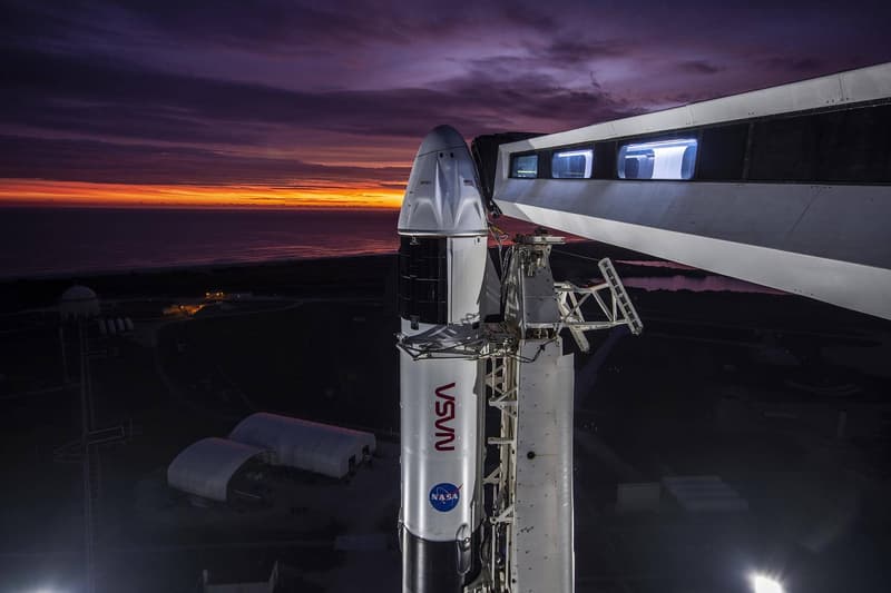 Falcon 9 Block 5 on the pad