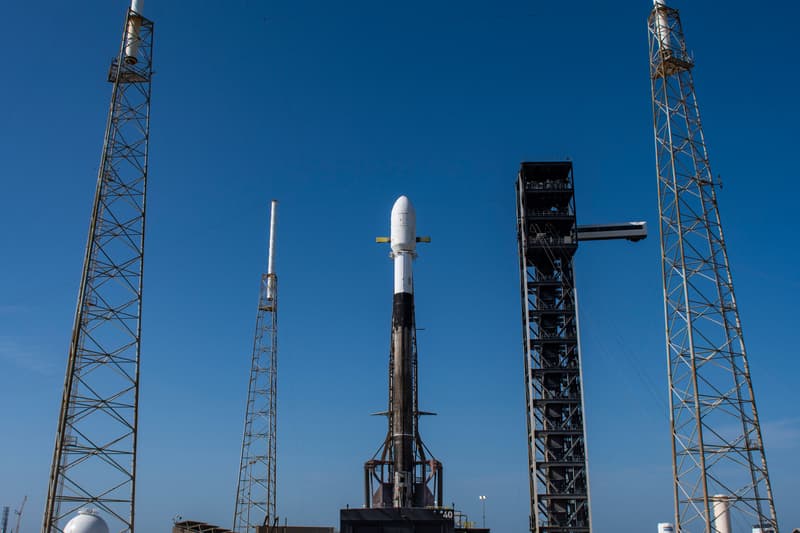 Falcon 9 Block 5 on the pad