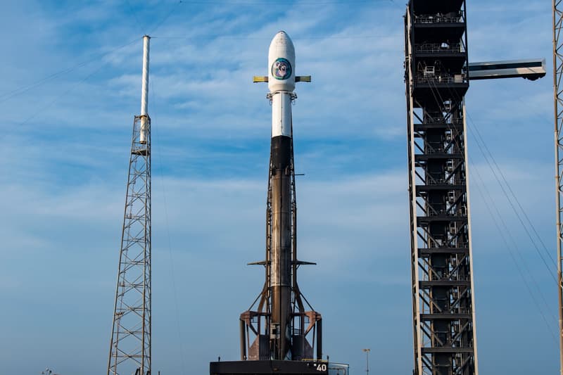 Falcon 9 Block 5 on the pad
