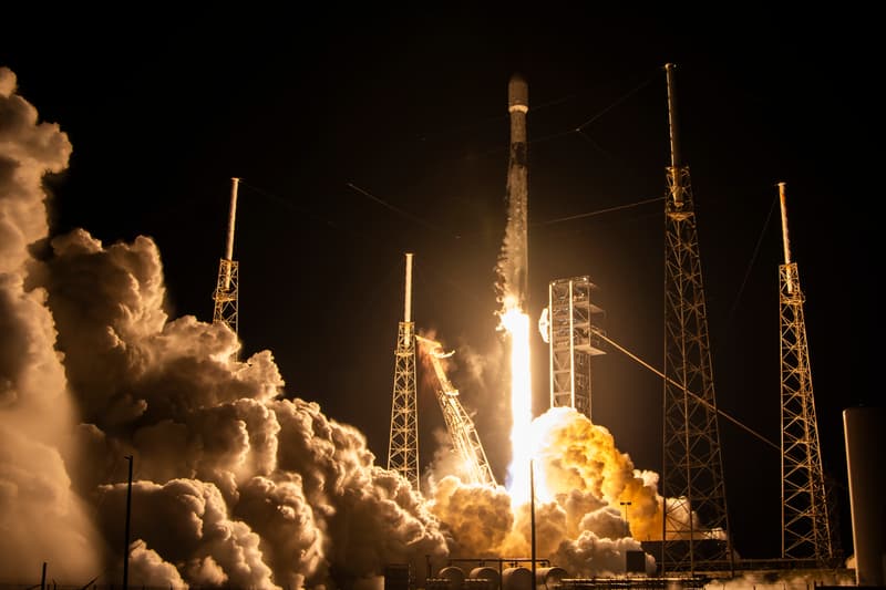 Falcon 9 Block 5 on the pad